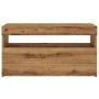 Muebles TV con luces LED 2 uds madera ingeniería roble artisan von , TV-Möbel - Ref: Foro24-856318, Preis: 85,70 €, Rabatt: %