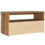 Muebles TV con luces LED 2 uds madera ingeniería roble artisan by , TV Furniture - Ref: Foro24-856318, Price: 84,64 €, Discou...