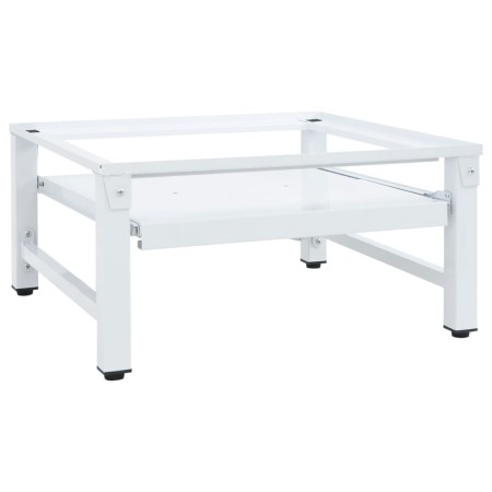 Soporte pedestal para lavadora con estante extraíble blanco von , Zubehör für Waschmaschinen und Trockner - Ref: Foro24-40098...