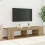 Mueble de TV luces LED madera roble artisan 135x39x30 cm von , TV-Möbel - Ref: Foro24-856324, Preis: 77,65 €, Rabatt: %
