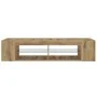 Mueble de TV luces LED madera roble artisan 135x39x30 cm von , TV-Möbel - Ref: Foro24-856324, Preis: 77,65 €, Rabatt: %