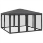 Carpa para fiestas 8 paredes de malla HDPE gris antracita 4x4 m de , Carpas y cenadores - Ref: Foro24-4010064, Precio: 137,71...