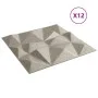 Paneles de pared 12 uds XPS diamante Beton 50x50 cm 3 m² de , Recubrimiento de paredes - Ref: Foro24-4100060, Precio: 48,98 €...