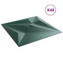 Paneles de pared 48 uds XPS estrella verde 50x50 cm 12 m² de , Recubrimiento de paredes - Ref: Foro24-4100076, Precio: 107,45...
