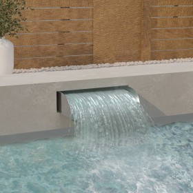 Gartenwasserfall aus Edelstahl 304, 60 x 34 x 14 cm von vidaXL, Brunnen und Wasserfälle - Ref: Foro24-148879, Preis: 81,22 €,...
