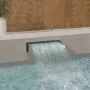 Gartenwasserfall aus Edelstahl 304, 60 x 34 x 14 cm von vidaXL, Brunnen und Wasserfälle - Ref: Foro24-148879, Preis: 81,22 €,...