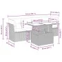 Set de sofás jardín y cojines 5 pzas ratán sintético gris claro by , Garden sets - Ref: Foro24-3326093, Price: 394,91 €, Disc...