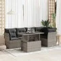 Set de muebles de jardín 6 pzas y cojines ratán sintético gris by , Garden sets - Ref: Foro24-3326161, Price: 408,60 €, Disco...