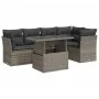 Set de muebles de jardín 6 pzas y cojines ratán sintético gris by , Garden sets - Ref: Foro24-3326161, Price: 408,60 €, Disco...