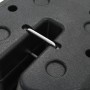 Placas de peso para cenador 4 uds hormigón negro 220x50 mm de vidaXL, Pesos para cenadores - Ref: Foro24-45210, Precio: 38,09...