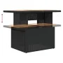 Set de sofás de jardín 6 piezas y cojines ratán sintético negro by , Garden sets - Ref: Foro24-3327150, Price: 419,16 €, Disc...