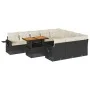 Set de sofás de jardín 11 pzas y cojines ratán sintético negro by , Garden sets - Ref: Foro24-3327199, Price: 741,20 €, Disco...