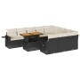 Set de sofás de jardín 11 pzas y cojines ratán sintético negro by , Garden sets - Ref: Foro24-3327199, Price: 752,92 €, Disco...