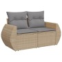 Juego de sofás jardín con cojines 5 pzas ratán sintético beige de , Conjuntos de jardín - Ref: Foro24-3327209, Precio: 383,91...
