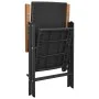 Gartenstühle 4 Einheiten aus schwarzem synthetischem Rattan von vidaXL, Gartenstühle - Ref: Foro24-313106, Preis: 266,64 €, R...
