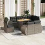 Set de sofás de jardín con cojines 9 pzas ratán sintético gris von , Gartensets - Ref: Foro24-3327280, Preis: 711,66 €, Rabat...