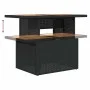 Set de sofás de jardín 6 piezas y cojines ratán sintético negro von , Gartensets - Ref: Foro24-3327324, Preis: 503,66 €, Raba...