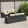 Set de sofás de jardín 7 pzas con cojines ratán sintético negro von , Gartensets - Ref: Foro24-3327332, Preis: 527,50 €, Raba...
