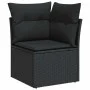 Set de sofás de jardín y cojines 8 piezas ratán sintético negro von , Gartensets - Ref: Foro24-3327345, Preis: 569,21 €, Raba...