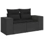Set de sofás de jardín y cojines 8 piezas ratán sintético negro von , Gartensets - Ref: Foro24-3327345, Preis: 569,21 €, Raba...