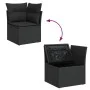 Set de sofás de jardín y cojines 8 piezas ratán sintético negro von , Gartensets - Ref: Foro24-3327345, Preis: 569,21 €, Raba...