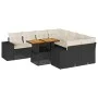 Set de sofás de jardín con cojines 9 pzas ratán sintético negro by , Garden sets - Ref: Foro24-3327353, Price: 599,07 €, Disc...