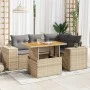 Juego de sofás jardín con cojines 5 pzas ratán sintético beige von , Gartensets - Ref: Foro24-3327370, Preis: 422,96 €, Rabat...