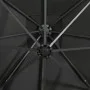 Cantilever umbrella with pole and anthracite gray 300 cm LED lights by vidaXL, Umbrellas - Ref: Foro24-312330, Price: 202,38 ...