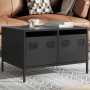 Mueble para TV acero laminado en frío negro 68x50x43,5 cm von , TV-Möbel - Ref: Foro24-851238, Preis: 77,52 €, Rabatt: %