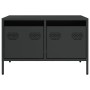 Mueble para TV acero laminado en frío negro 68x50x43,5 cm von , TV-Möbel - Ref: Foro24-851238, Preis: 77,52 €, Rabatt: %