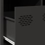 Mueble para TV acero laminado en frío negro 68x50x43,5 cm von , TV-Möbel - Ref: Foro24-851238, Preis: 77,52 €, Rabatt: %
