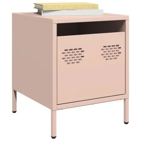 Mesita de noche acero rosa 35x39x43,5 cm by , Nightstands - Ref: Foro24-851246, Price: 58,46 €, Discount: %