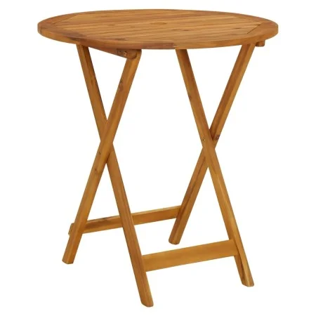 Mesa plegable de jardín de madera maciza de acacia 70 cm by vidaXL, Garden tables - Ref: Foro24-313596, Price: 73,31 €, Disco...