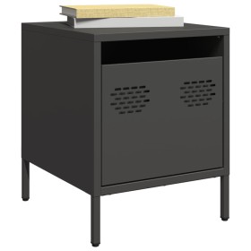 Mesita de noche acero negra 35x39x43,5 cm von , Nachttische - Ref: Foro24-851244, Preis: 42,20 €, Rabatt: %