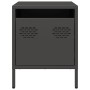 Mesita de noche acero negra 35x39x43,5 cm de , Mesitas de noche - Ref: Foro24-851244, Precio: 42,20 €, Descuento: %