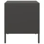 Mesita de noche acero negra 35x39x43,5 cm de , Mesitas de noche - Ref: Foro24-851244, Precio: 41,83 €, Descuento: %