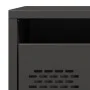 Mesita de noche acero negra 35x39x43,5 cm de , Mesitas de noche - Ref: Foro24-851244, Precio: 41,83 €, Descuento: %