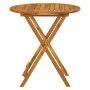 Faltbarer Gartentisch aus massivem Akazienholz, 70 cm. von vidaXL, Gartentische - Ref: Foro24-313596, Preis: 71,96 €, Rabatt: %