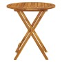 Mesa plegable de jardín de madera maciza de acacia 70 cm by vidaXL, Garden tables - Ref: Foro24-313596, Price: 65,15 €, Disco...