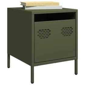 Mesita de noche acero verde oliva 35x39x43,5 cm von , Nachttische - Ref: Foro24-851252, Preis: 58,46 €, Rabatt: %