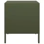Mesita de noche acero verde oliva 35x39x43,5 cm de , Mesitas de noche - Ref: Foro24-851252, Precio: 58,46 €, Descuento: %