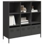Aparador de acero negro 101,5x39x103,5 cm by , Sideboards - Ref: Foro24-851388, Price: 121,39 €, Discount: %