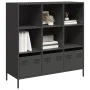 Aparador de acero negro 101,5x39x103,5 cm de , Aparadores - Ref: Foro24-851388, Precio: 120,29 €, Descuento: %
