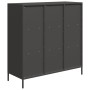 Aparador de acero negro 101,5x39x103,5 cm by , Sideboards - Ref: Foro24-851388, Price: 121,39 €, Discount: %