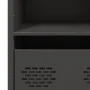 Aparador de acero negro 101,5x39x103,5 cm de , Aparadores - Ref: Foro24-851388, Precio: 120,29 €, Descuento: %