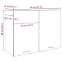 Armario colgante madera de ingeniería envejecida 80x31x60 cm von , Küchenschränke - Ref: Foro24-856110, Preis: 64,92 €, Rabat...