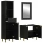 Juego de muebles de baño 3 pzas madera contrachapada negro von , Badezimmermöbel - Ref: Foro24-3309995, Preis: 300,09 €, Raba...