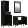 Juego de muebles de baño 3 pzas madera contrachapada negro by , Bathroom furniture - Ref: Foro24-3309995, Price: 316,49 €, Di...
