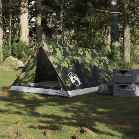 Tienda de campaña para 2 personas impermeable camuflaje by , tents - Ref: Foro24-4009626, Price: 46,49 €, Discount: %