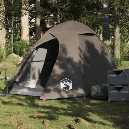 Tienda de campaña iglú para 2 personas impermeable marrón von , Zelte - Ref: Foro24-4009613, Preis: 49,09 €, Rabatt: %